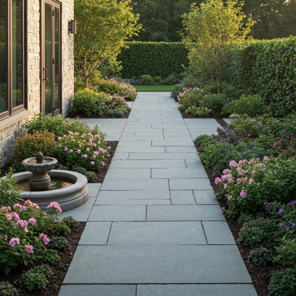 Elegant garden pathways
